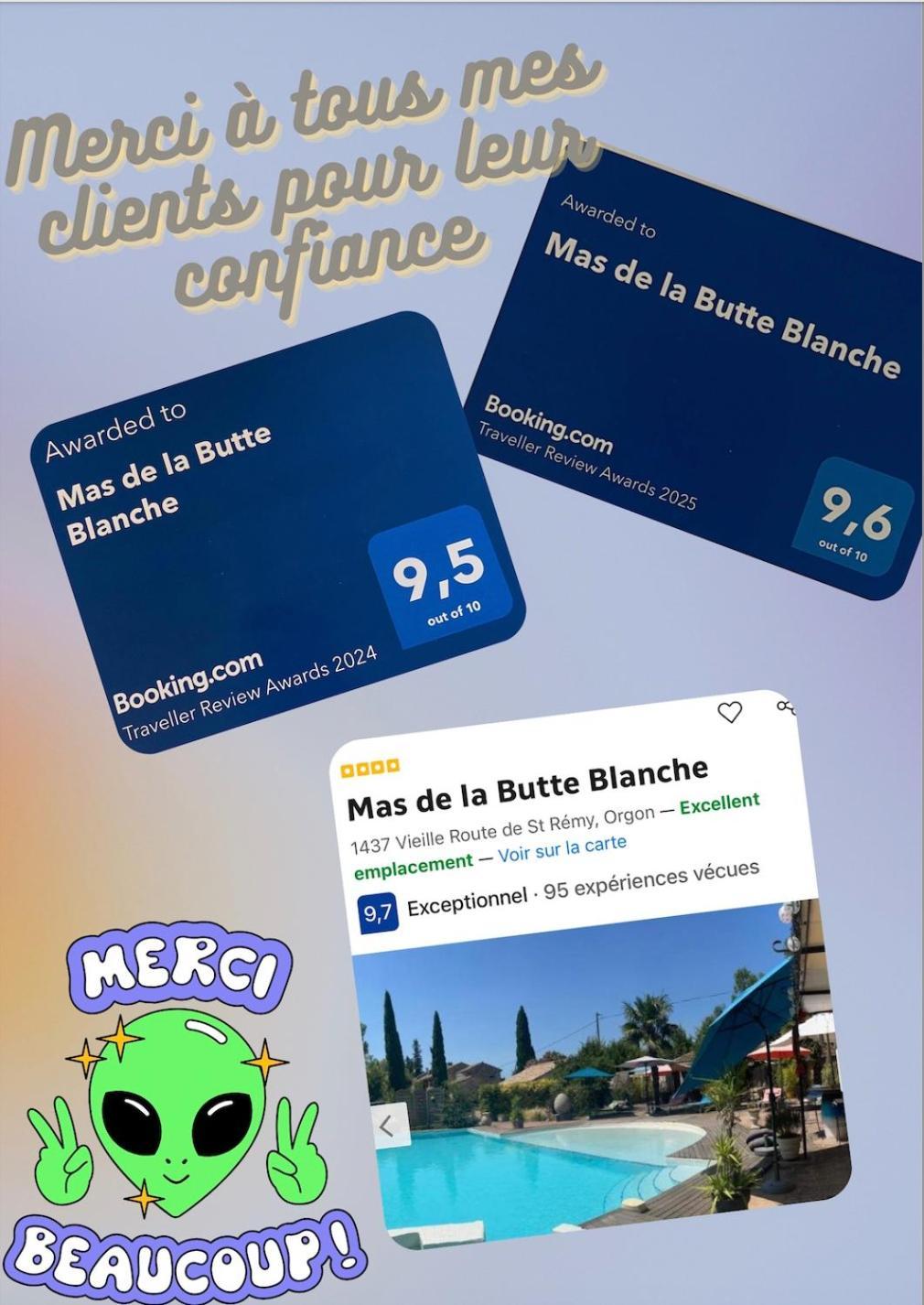 Mas De La Butte Blanche Bed & Breakfast Orgon Bagian luar foto